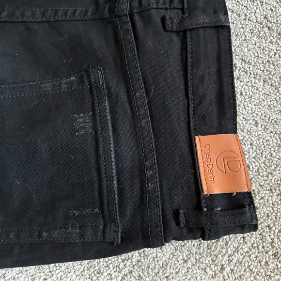 Black Rip & Distressed Skinny Jeans 36W/36L - Picture 5 of 8